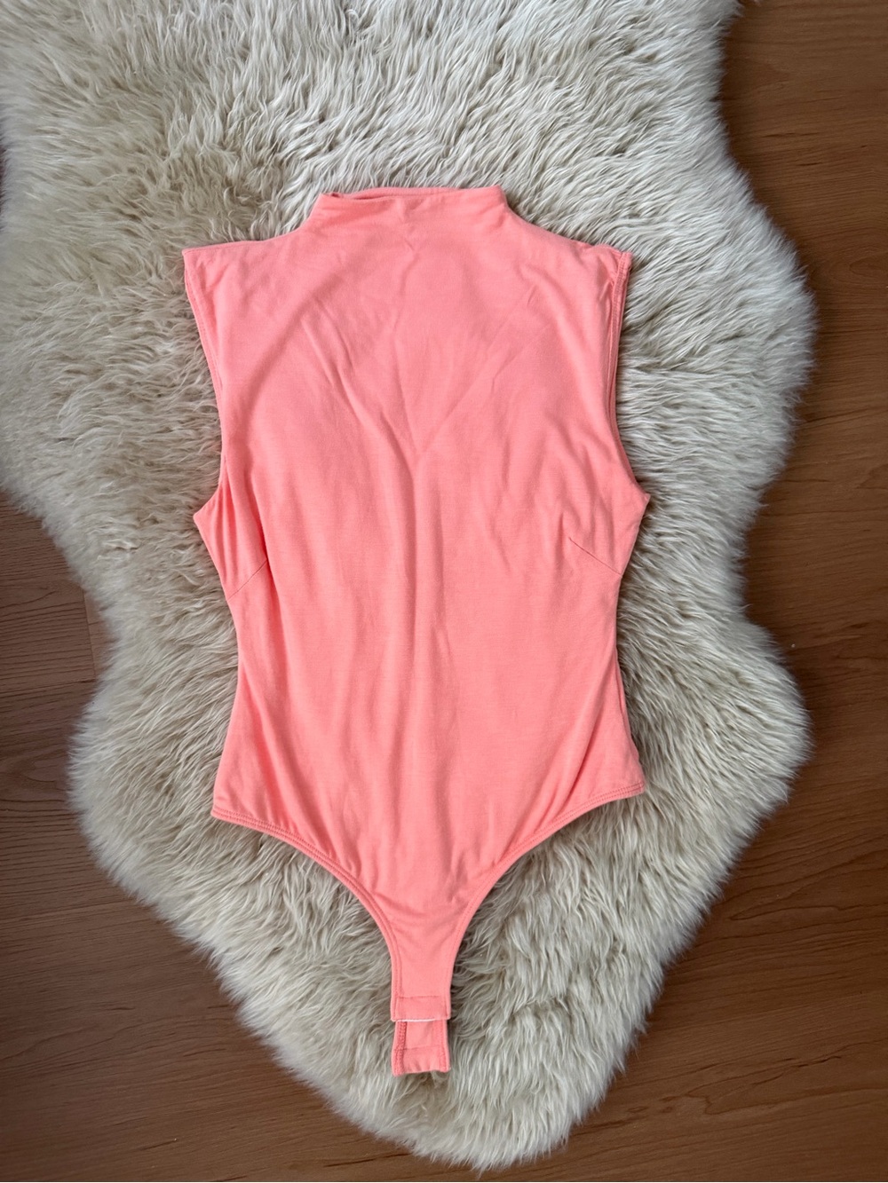 JLUXLABEL Coral Sleeveless One-Piece Bodysuit
